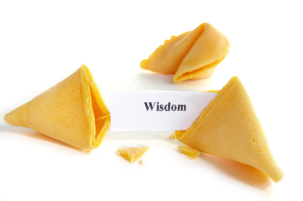 Wisdom fortune cookie